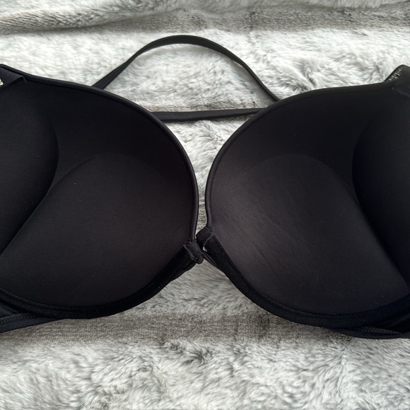 Victoria Secret BOMBSHELL black shine strap 36D nwot - Picture 6 of 6
